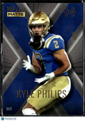 Kyle Philips 2022 Wild Card Matte X-Plode Blue Rookie RC UCLA Titans 4/25