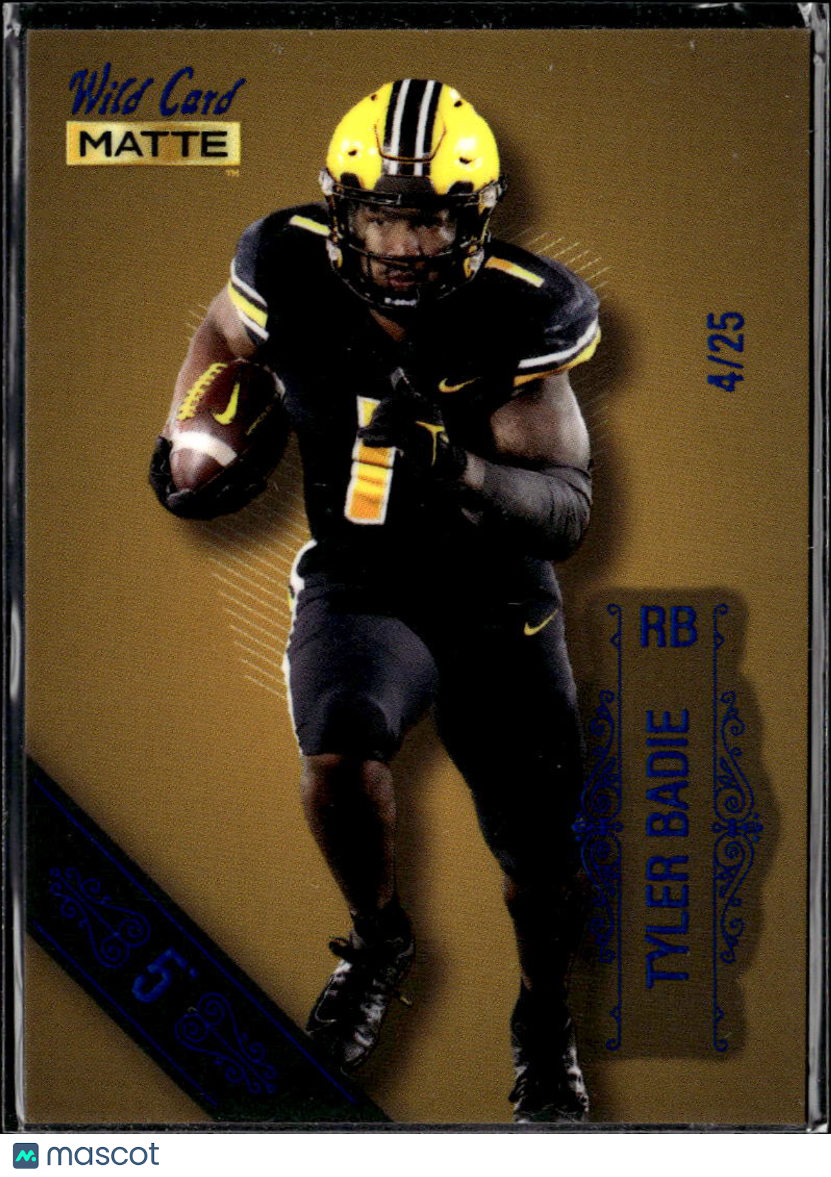 Tyler Badie 2024 Wild Card Matte Stripe Rookie RC Ravens 4/25