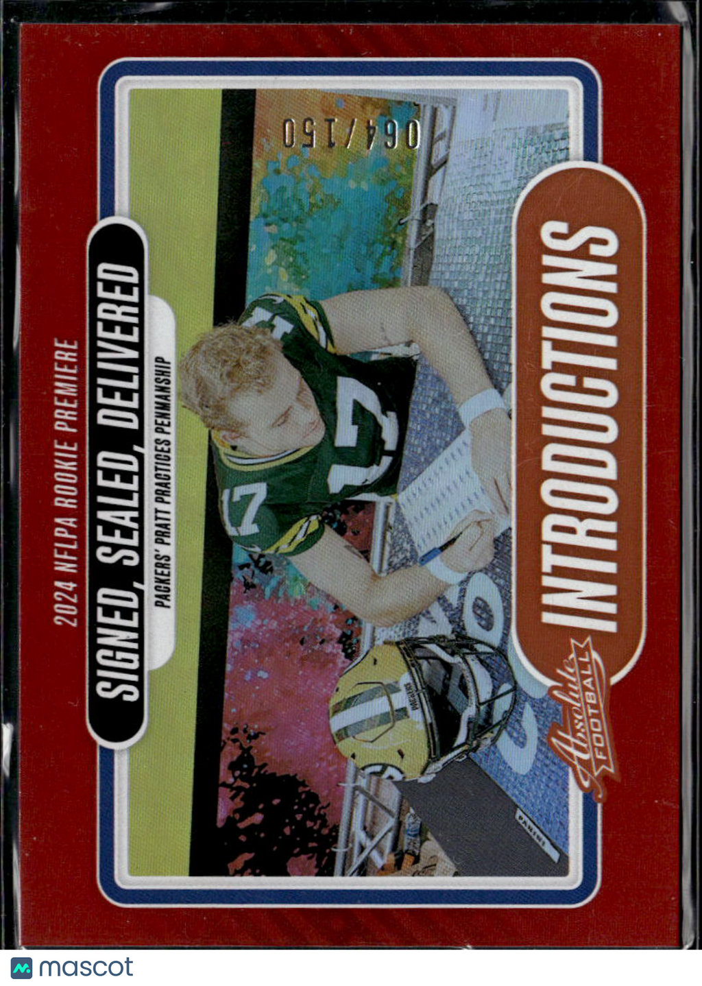 Michael Pratt 2024 Absolute Introductions Red RC 64/150 Green Bay Packers