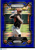 Kyle Harrison 2024 Panini Prizm RC Blue Pulsar 5/75 San Francisco Giants