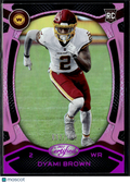 Dyami Brown 2021 Certified RC Pink Rookie 51/199 Washington Football Team