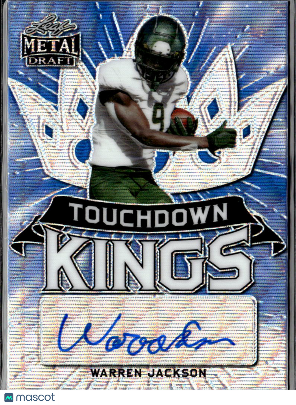 Warren Jackson 2021 Leaf Metal Draft Auto Autograph RC Broncos 25/30