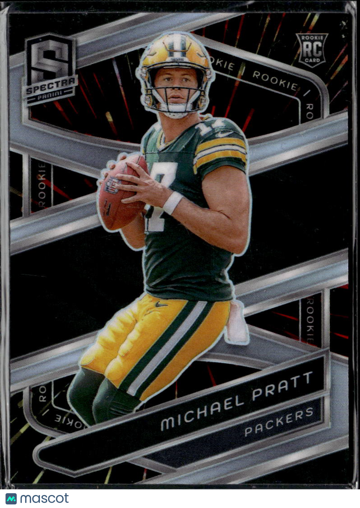 Michael Pratt 2024 Spectra Hyper Prizm Rookie RC 40/75 Green Bay Packers