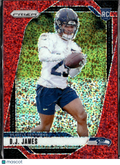 D.J. James 2024 Prizm RC Red Sparkle Prizm SSP Rookie Seattle Seahawks