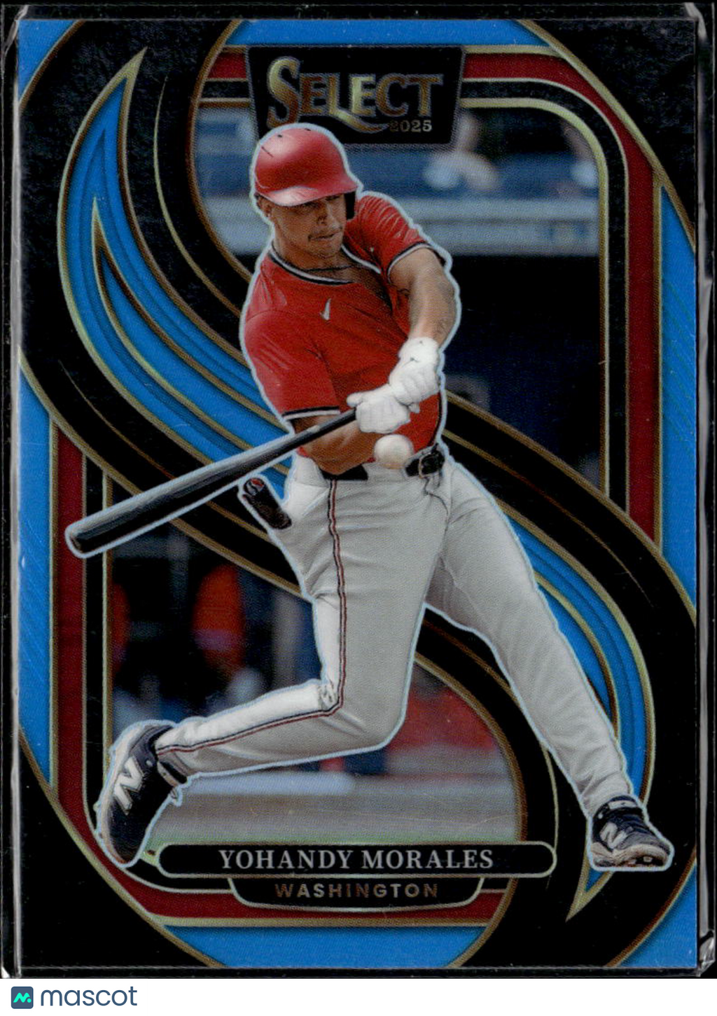 Yohandy Morales 2025 Select Blue Prizm 189/199 Washington Nationals