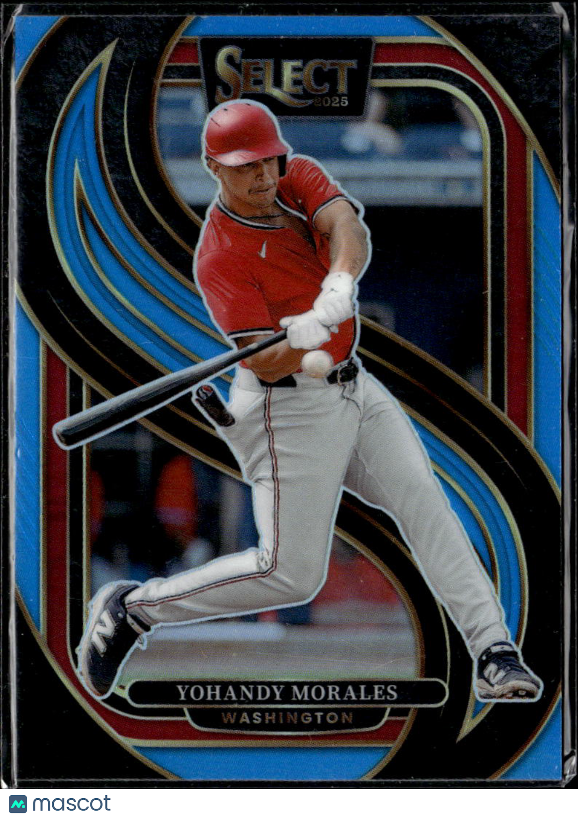Yohandy Morales 2025 Select Blue Prizm 189/199 Washington Nationals