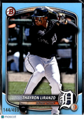 Thayron Liranzo 2025 Bowman Draft Sky Blue 144/499 Detroit Tigers
