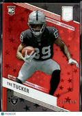 Tre Tucker 2023 Elite Red Aspirations Rookie RC 256/299 Las Vegas Raiders