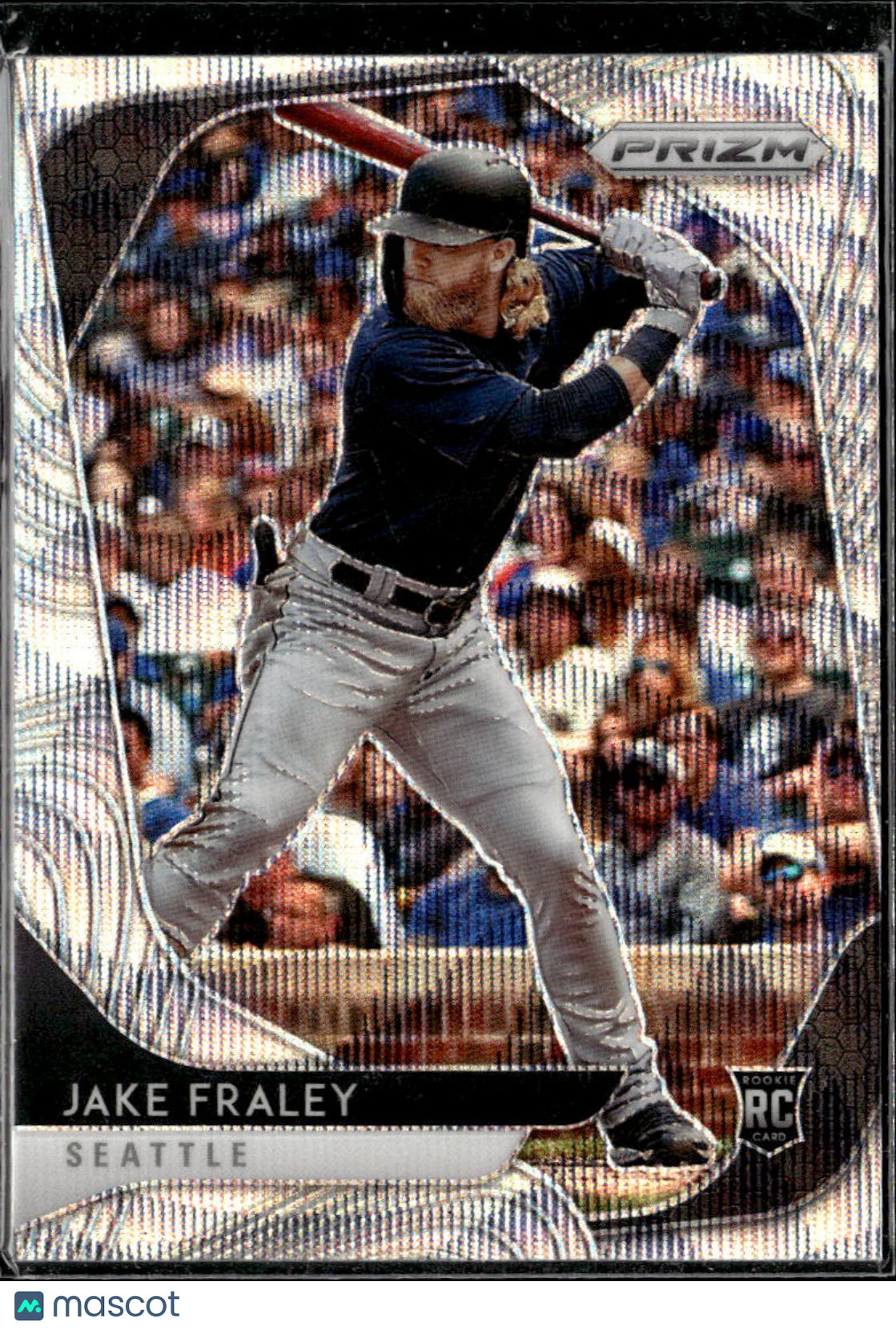 Jake Fraley 2020 Panini Prizm Baseball RC Wave Prizm 5/60 Seattle Mariners