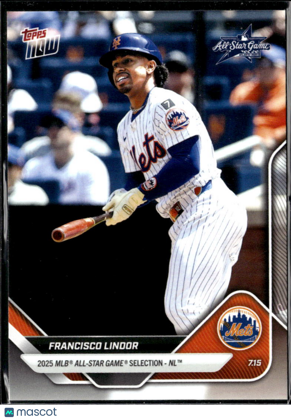 Francisco Lindor 2025 Topps Now All Star New York Mets