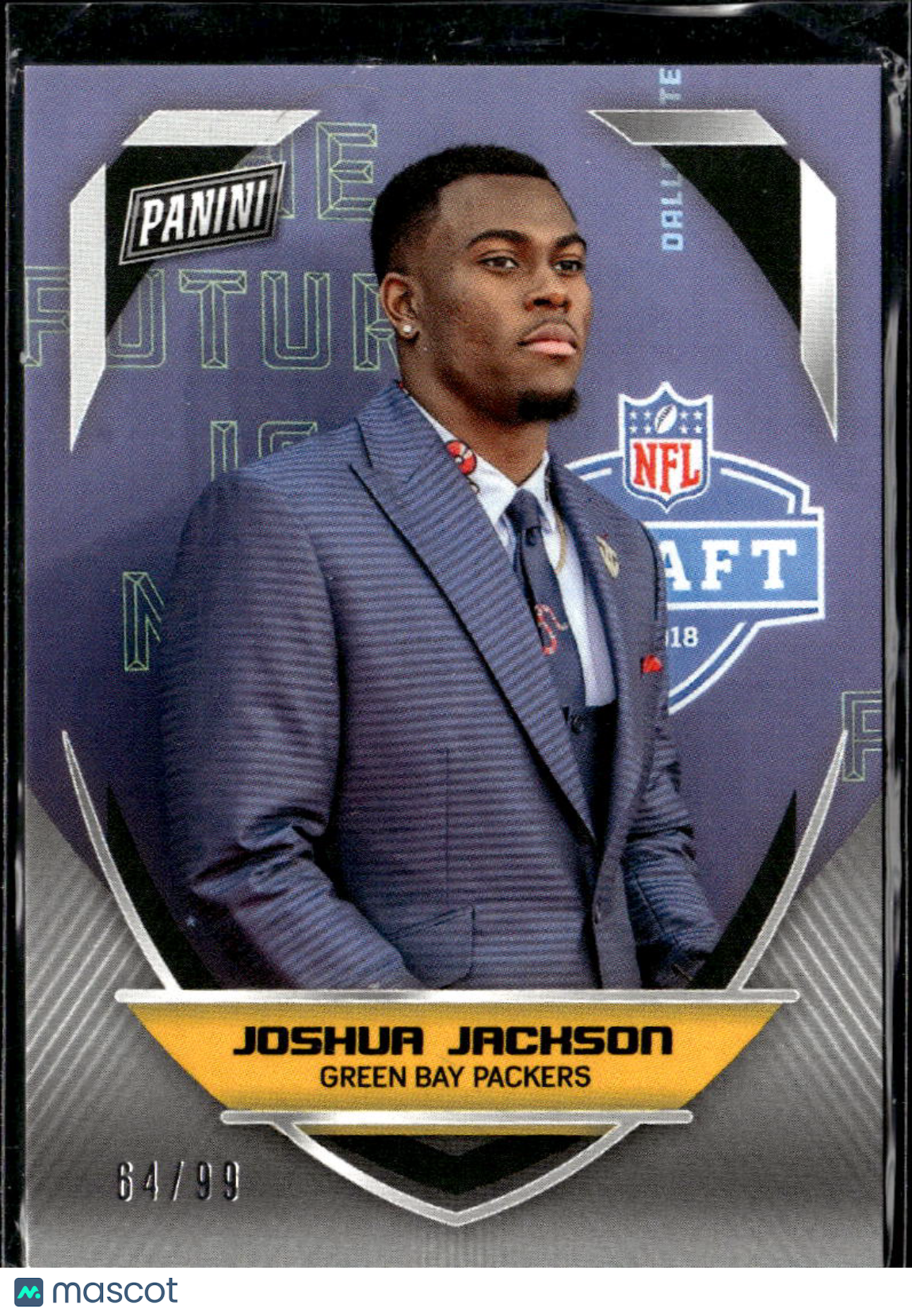 Joshua Jackson 2018 Panini Day Football 64/99 Green Bay Packers