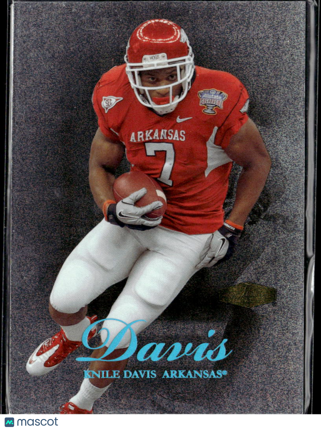 Knile Davis 2013 Fleer Legacy Collection RC 99/150 Arkansas Razorbacks