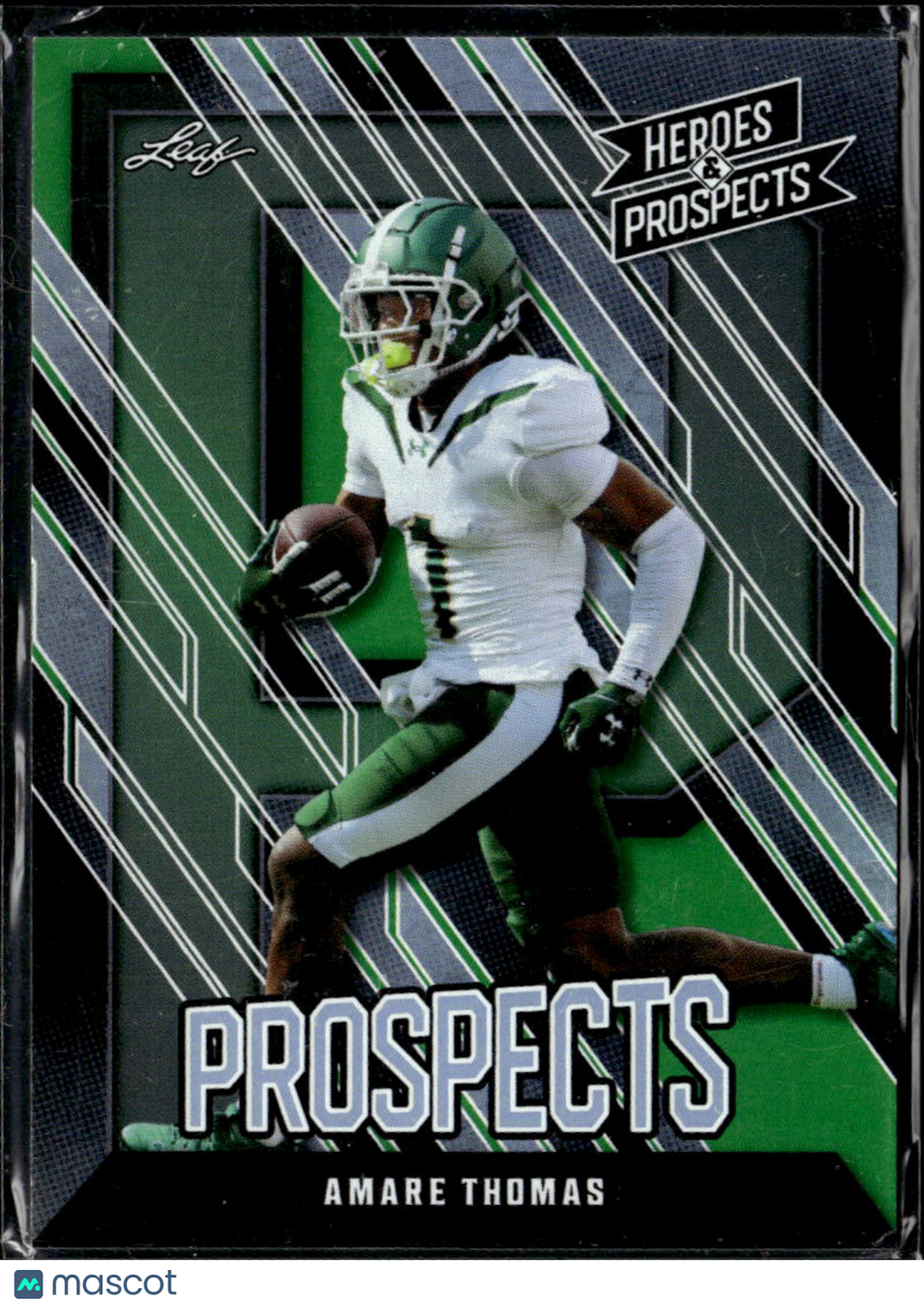 Amare Thomas 2024 Leaf Heroes & Prospects Green Rookie RC 3/10 UAB Blazers