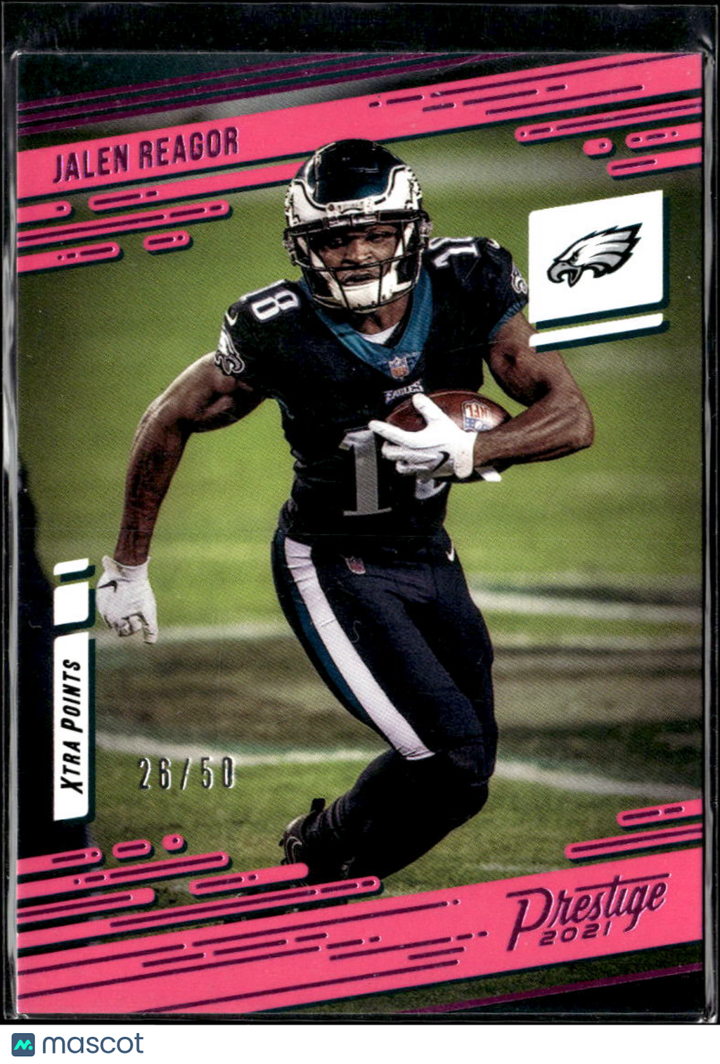 Jalen Reagor 2021 Prestige Pink Xtra Points /50 Philadelphia Eagles