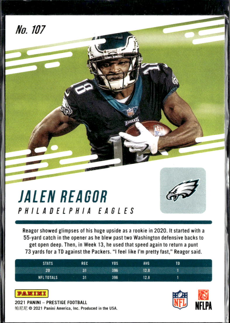 Jalen Reagor 2021 Prestige Pink Xtra Points /50 Philadelphia Eagles