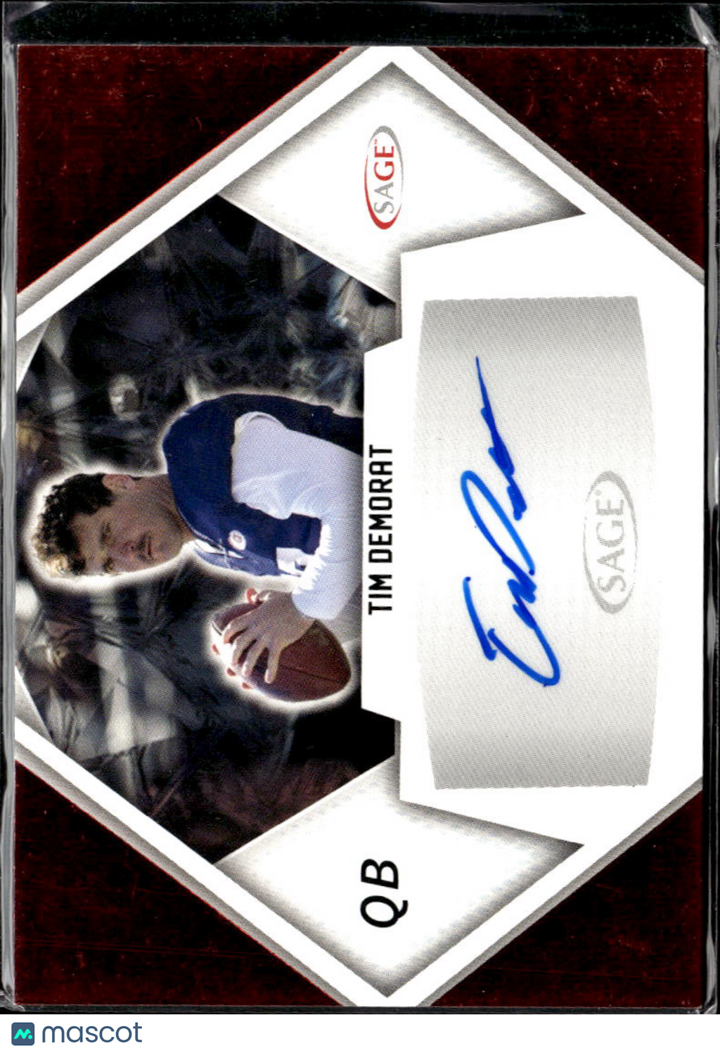 Tim DeMorat 2023 SAGE Auto Autograph Rookie Fordham Rams