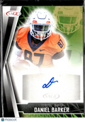 Daniel Barker 2022 SAGE Auto Autograph RC Illinois Fighting Illini
