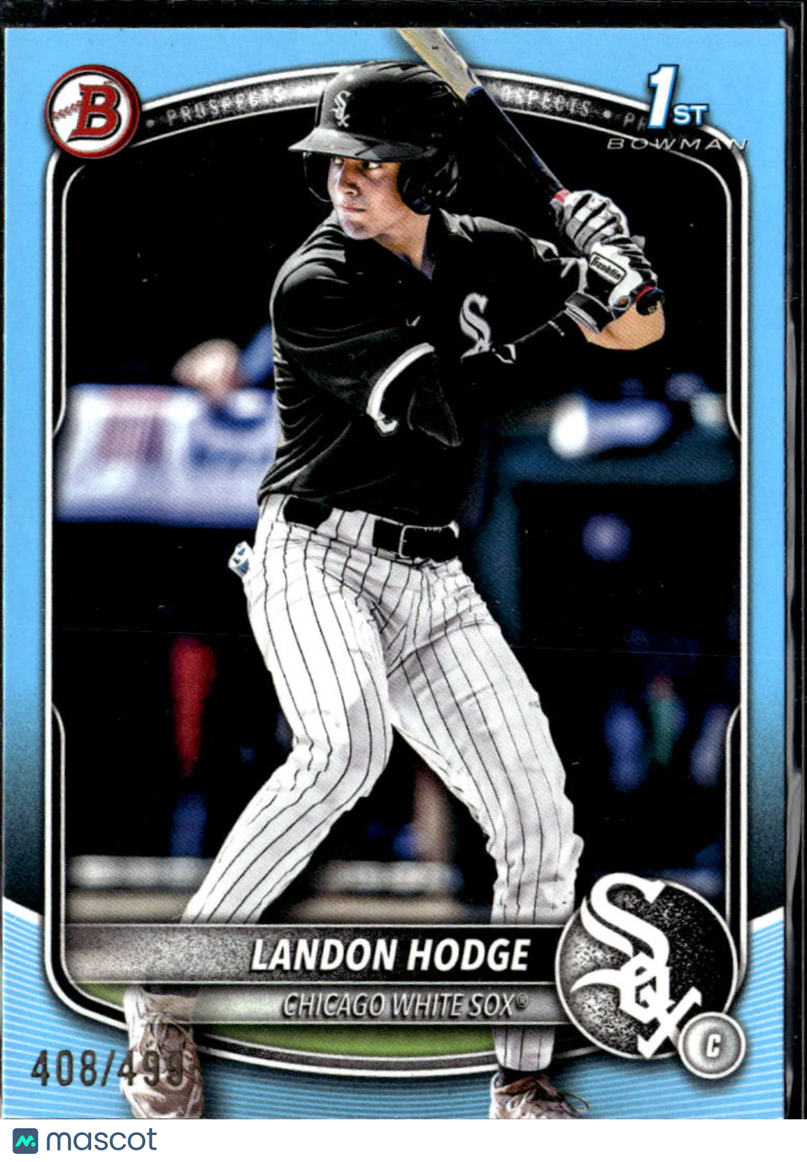 Landon Hodge 2025 Bowman 1st Sky Blue 408/499 Chicago White Sox