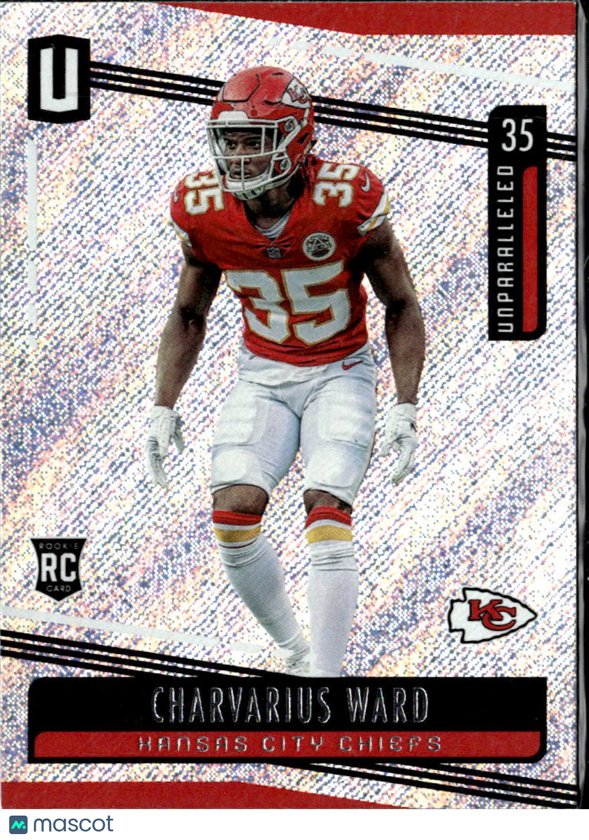 Charvarius Ward 2019 Panini Unparalleled RC Rookie Kansas City Chiefs
