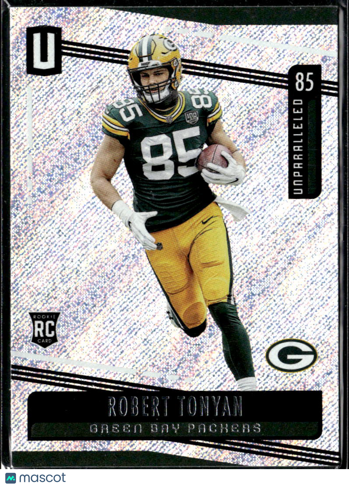 Robert Tonyan 2019 Panini Unparalleled RC Rookie Green Bay Packers