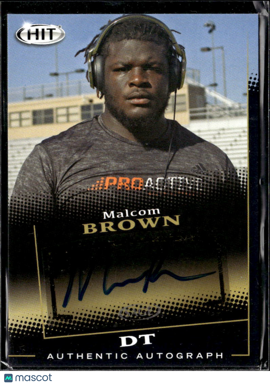 Malcom Brown 2015 SAGE HIT Auto Autograph RC Texas Longhorns