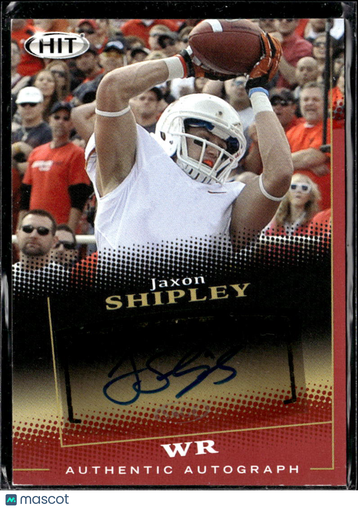 Jaxon Shipley 2015 SAGE HIT Auto Autograph Rookie Texas Longhorns