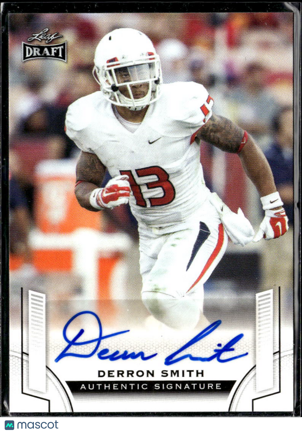Derron Smith 2015 Leaf Draft Auto Autograph RC Fresno State Bulldogs