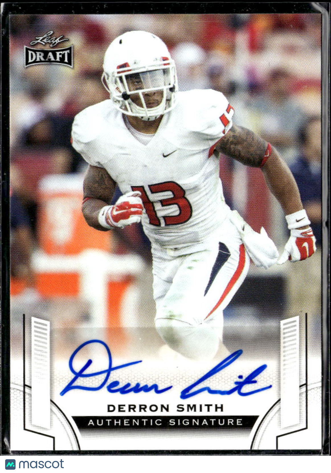 Derron Smith 2015 Leaf Draft Auto Autograph RC Fresno State Bulldogs