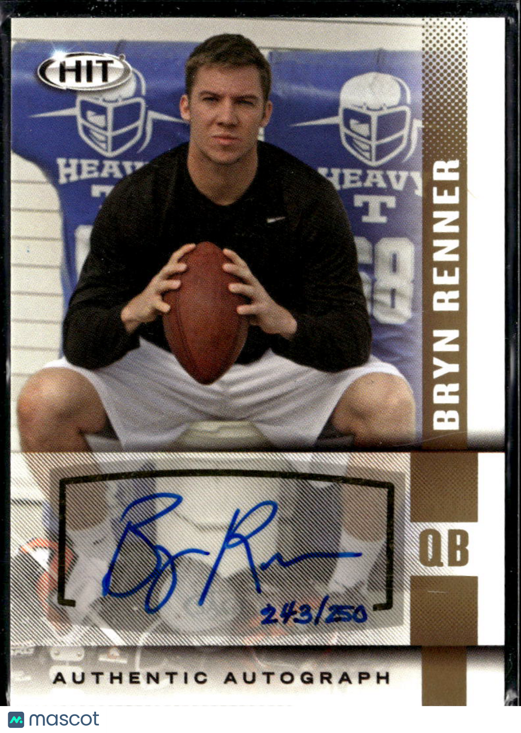 Bryn Renner 2014 SAGE Hit Auto Autograph RC /250 North Carolina Tar Heels
