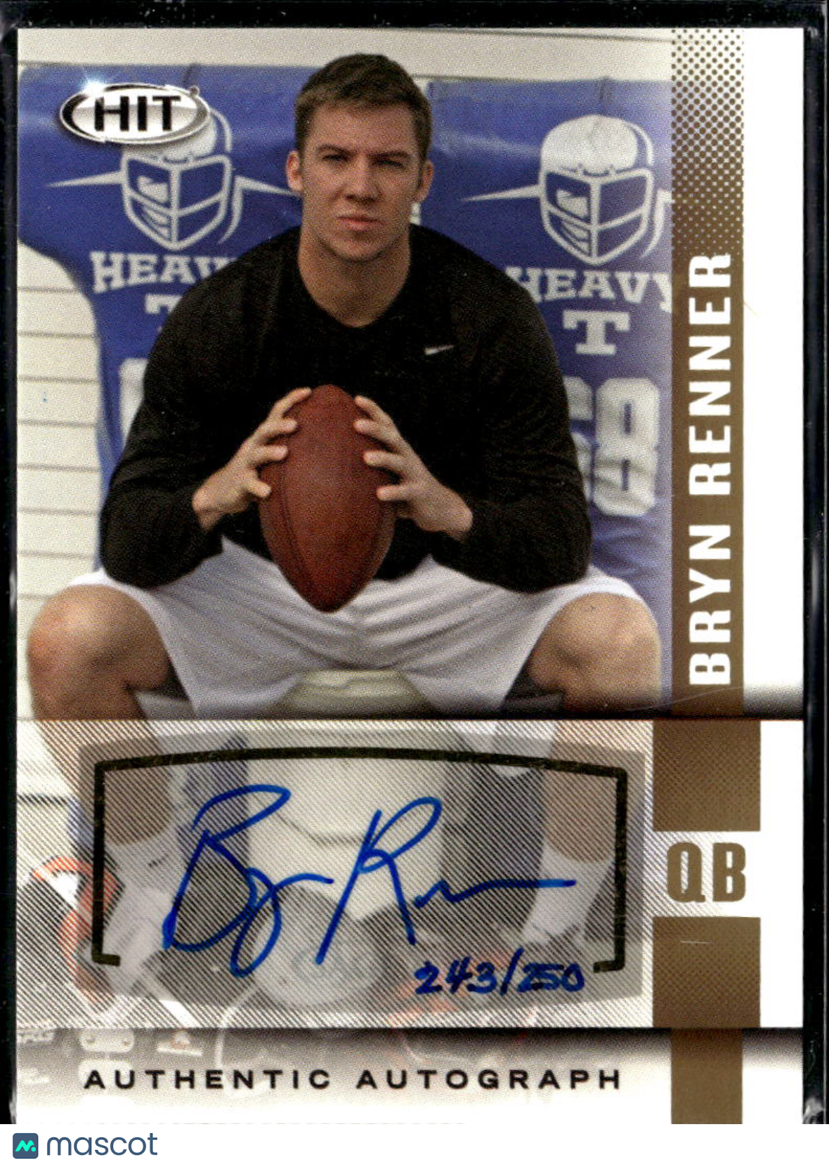 Bryn Renner 2014 SAGE Hit Auto Autograph RC /250 North Carolina Tar Heels