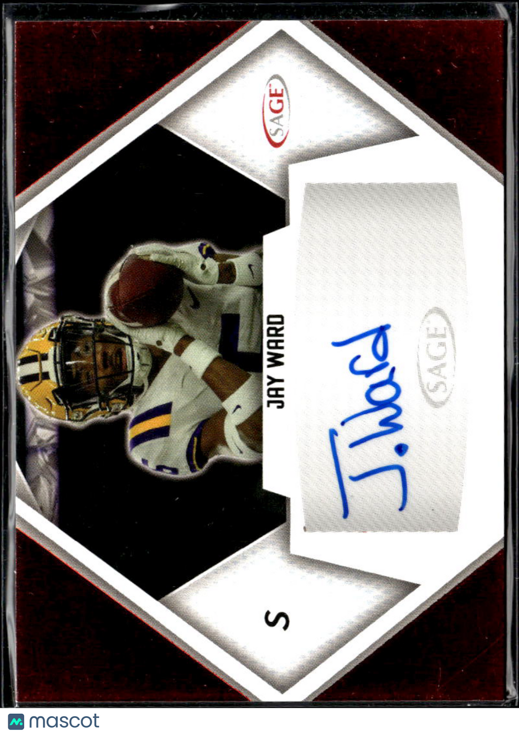 Jay Ward 2023 SAGE Artistry Auto Autograph RC LSU Tigers