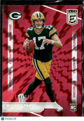 Michael Pratt 2024 Elite Red Aspirations Rookie RC /875 Green Bay Packers
