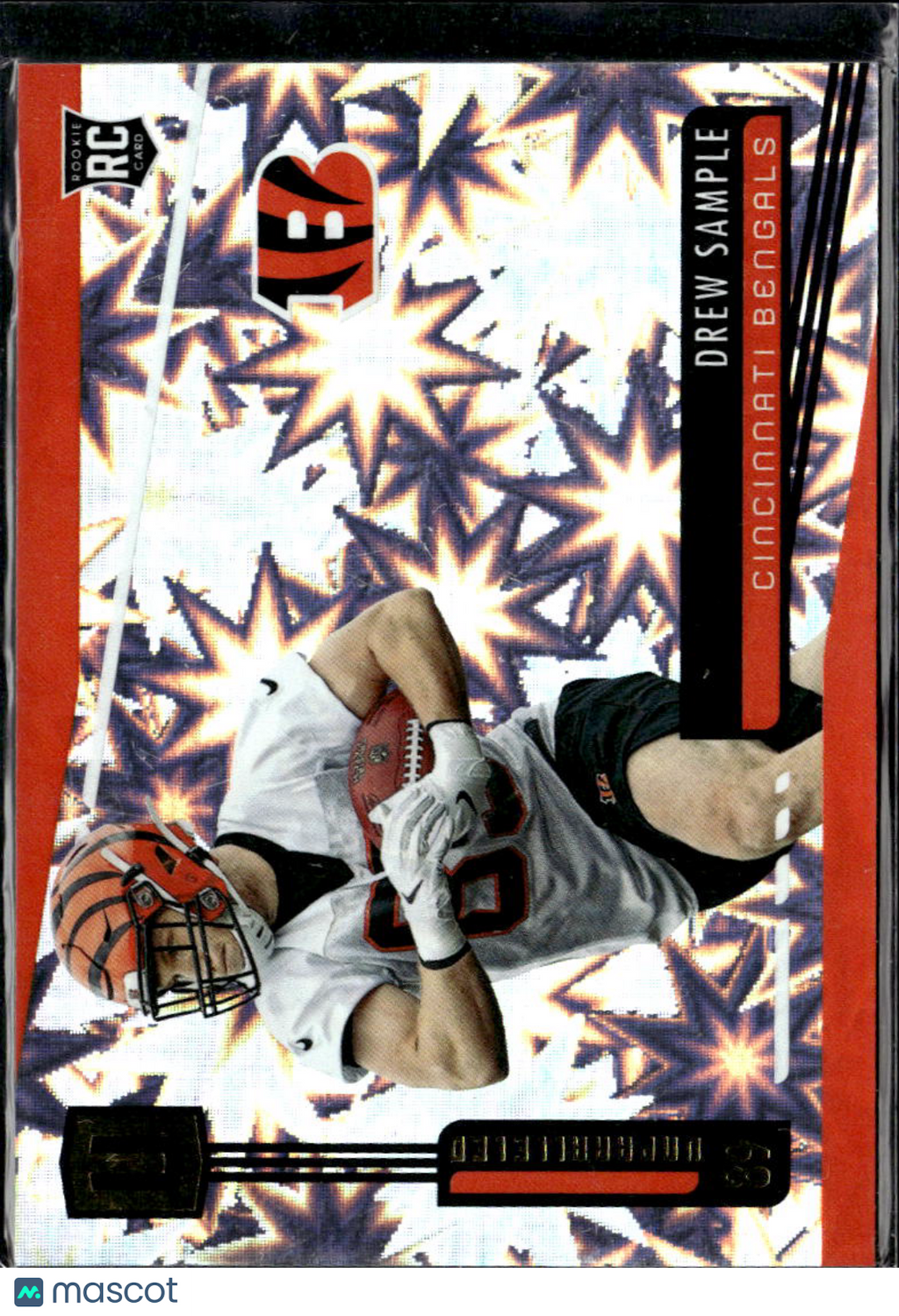 Drew Sample 2019 Panini Unparalleled RC Impact 12/75 Cincinnati Bengals