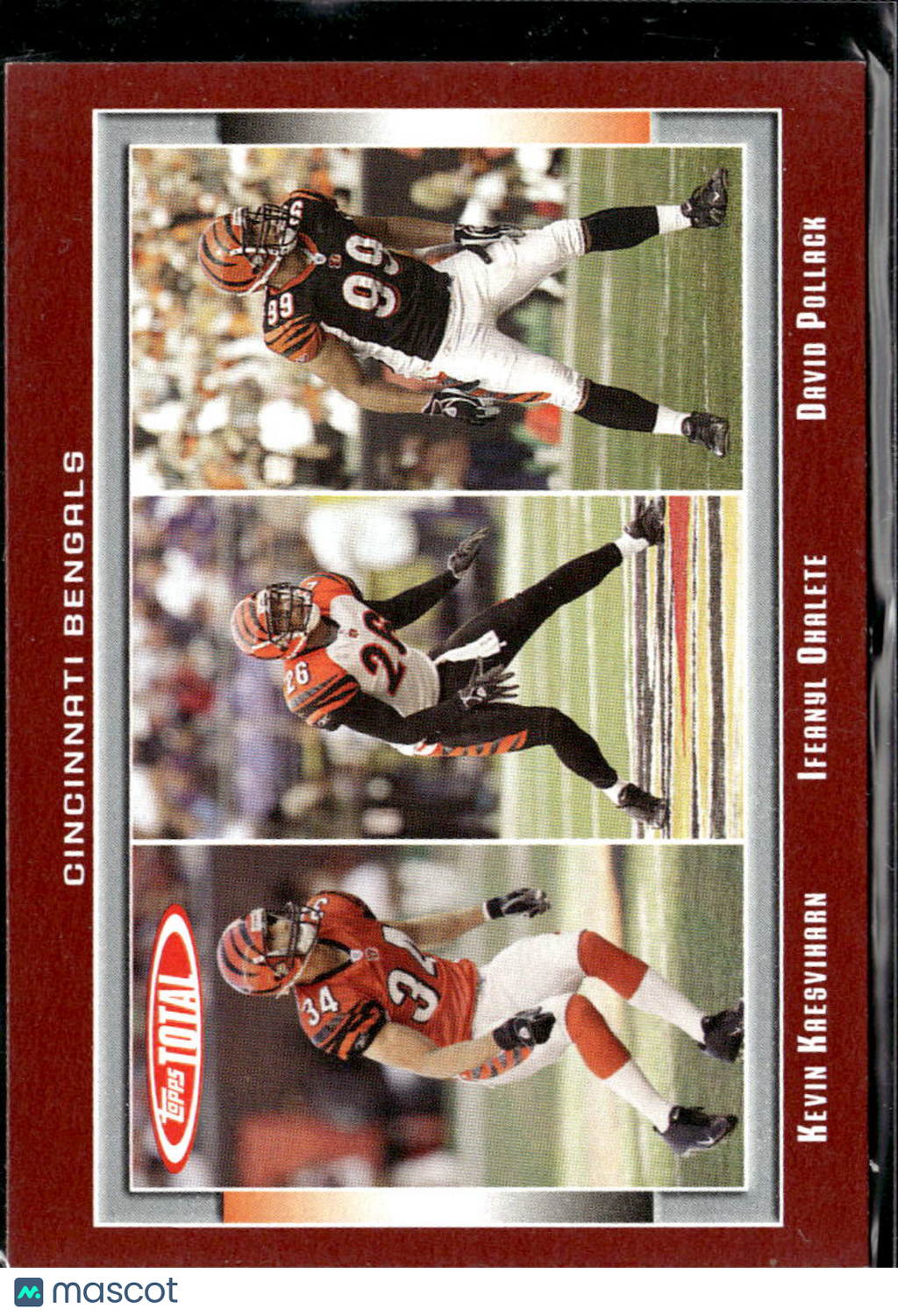 Kevin Kaesviharn / David Pollack / Ifeanyi Ohalete 2006 Topps Total RED Bengals