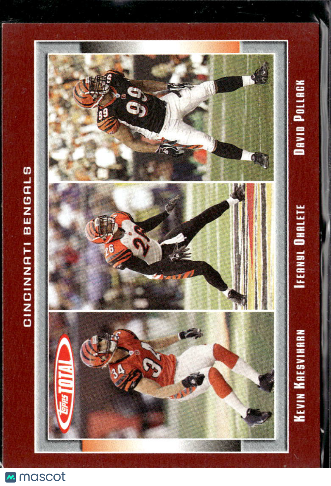 Kevin Kaesviharn / David Pollack / Ifeanyi Ohalete 2006 Topps Total RED Bengals