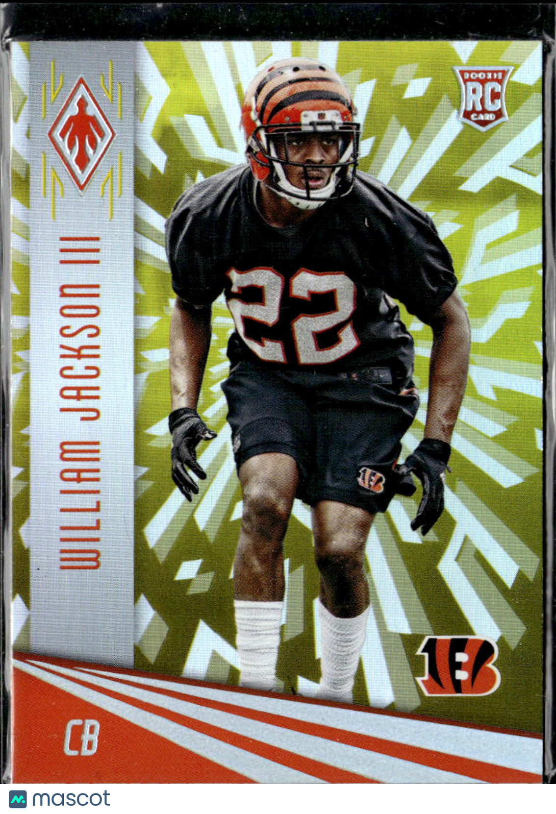 William Jackson III 2016 Phoenix Yellow RC 10/25 Cincinnati Bengals