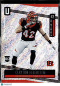 Clayton Fejedelem 2019 Unparalleled Rookie RC Cincinnati Bengals