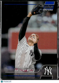 Anthony Rizzo 2022 Topps Stadium Club Chrome Blue Refractor /199 Yankees