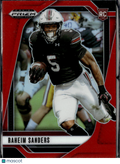 Raheim Sanders 2025 Prizm Draft Picks RC Red /399 South Carolina