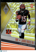 John Ross III 2017 Phoenix RC Yellow Rookie 5/75 Cincinnati Bengals
