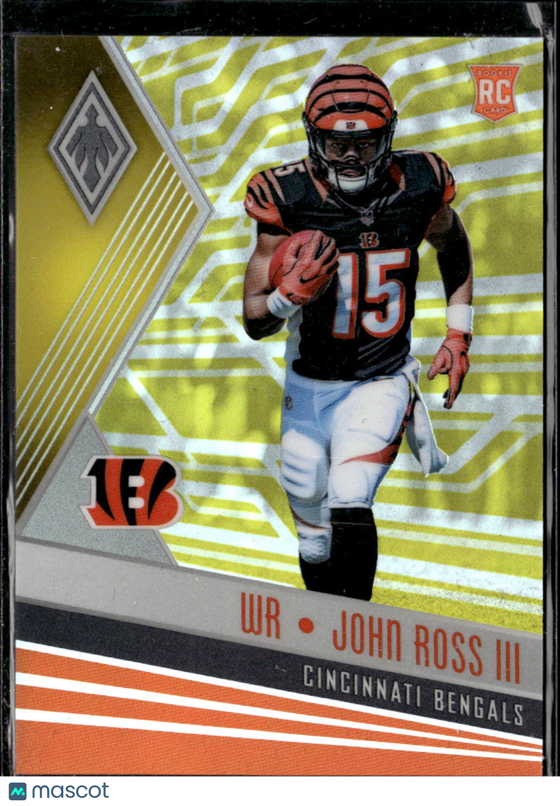 John Ross III 2017 Phoenix RC Yellow Rookie 5/75 Cincinnati Bengals