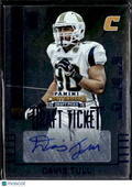 Davis Tull 2015 Contenders Draft Picks Auto Autograph Chattanooga Mocs