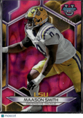 Maason Smith 2023 Bowman's Best Pink Refractor 23/100 LSU Tigers