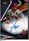 Joshua Baez 2022 Bowman's Best Auto Autograph RC St. Louis Cardinals