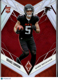 Drake London 2022 Phoenix Red Prizm Rookie RC 143/250 Atlanta Falcons