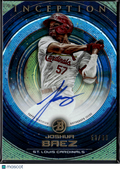 Joshua Baez 2022 Bowman Inception Auto Autograph RC 58/99 St. Louis Cardinals