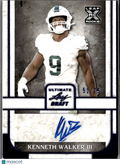 Kenneth Walker III 2022 Leaf Ultimate Auto Autograph Rookie RC Chiefs 51/75