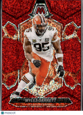 Myles Garrett 2024 Mosaic Red Sparkle Prizm SSP Cleveland Browns