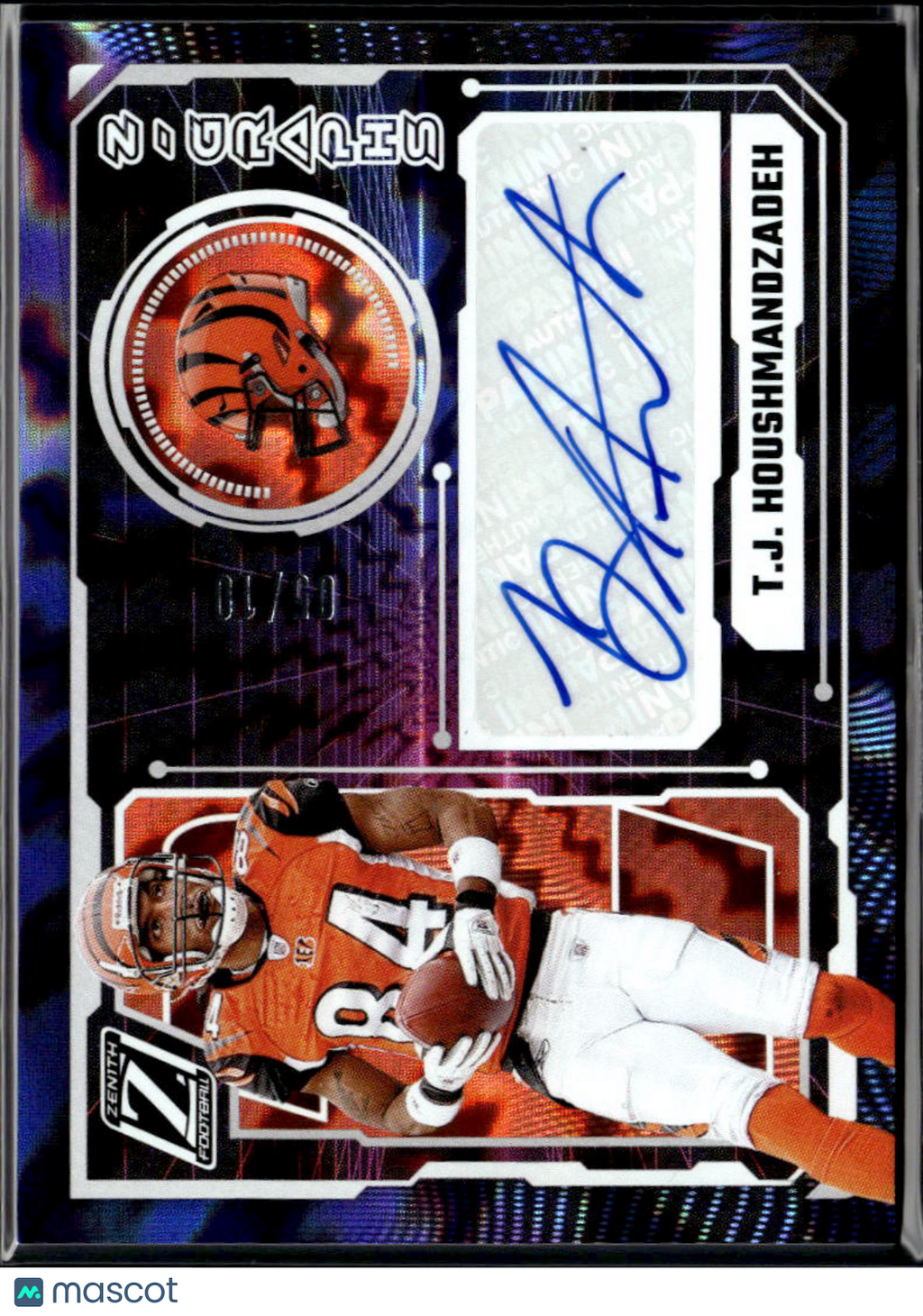T.J. Houshmandzadeh 2024 Zenith Auto Autograph SSP 5/10 Cincinnati Bengals