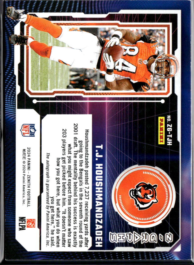 T.J. Houshmandzadeh 2024 Zenith Auto Autograph SSP 5/10 Cincinnati Bengals